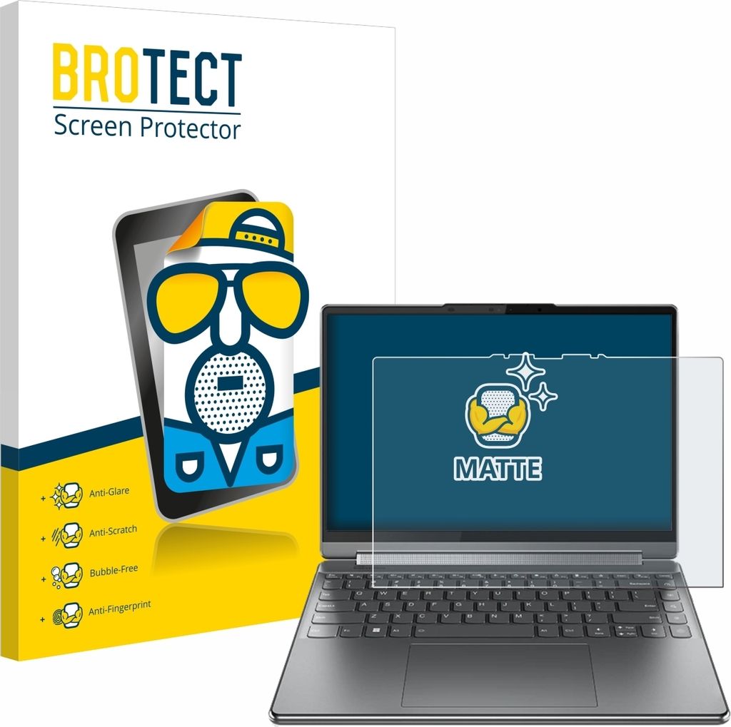 BROTECT Schutzfolie für Lenovo Yoga Pro 9i Gen 8 14" Displayschutz Displayschutzfolie Folie Matt Entspiegelungsfolie