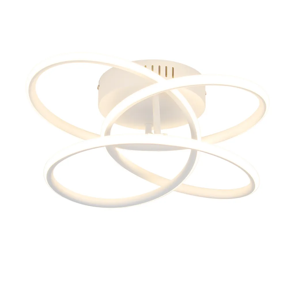ZMH Plafonnier LED Papillon 44W Blanc Variable avec Télécommande 36CM - 9