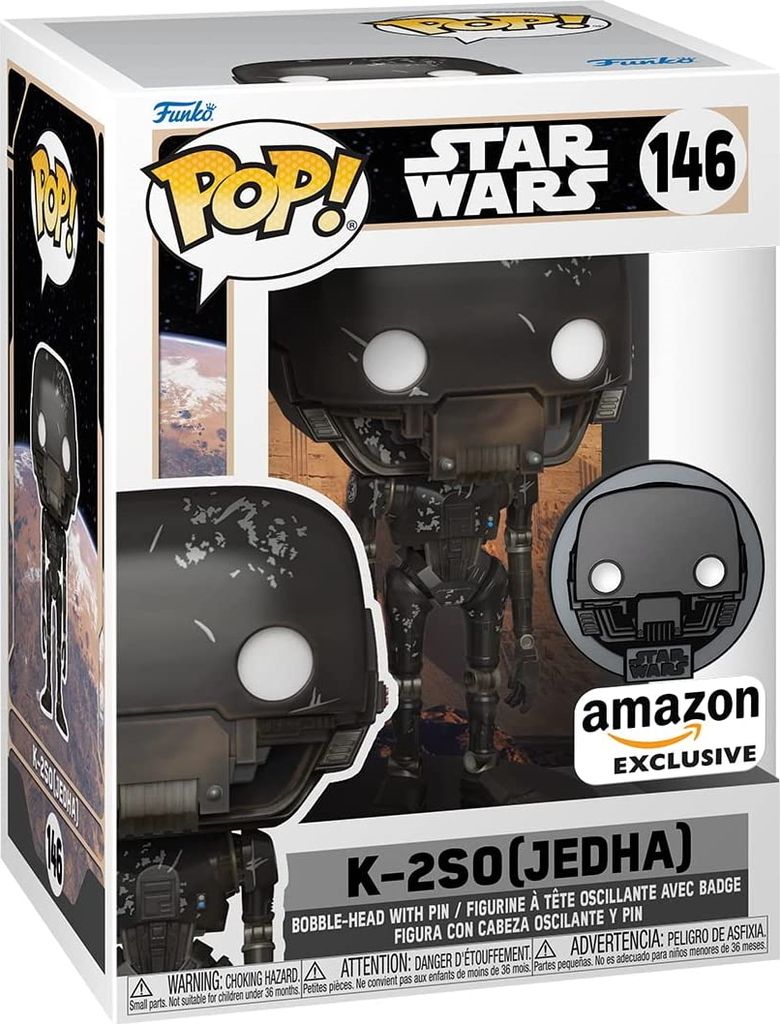 Star Wars - K-2S0 (Jedha) 146 Amazon Exclusive - Funko Pop! Produktbild 