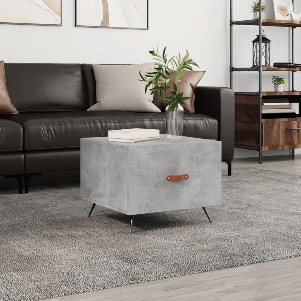 Tavolino Grigio Cemento 50x50x40 cm Maison Exclusive Design Loft