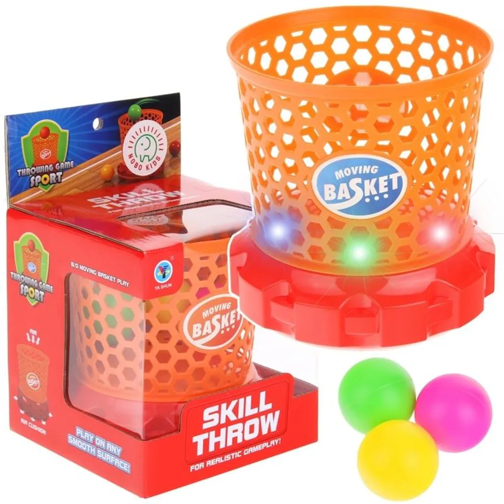 Coussin de Basket Interactif - Jeu d'Arcade Peluche Flying Basketball