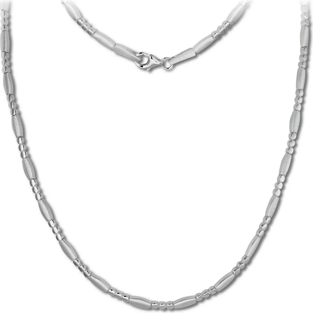 Bijou Collier Femme en Argent 925 Mat SilberDream 45,5cm Style Glamour