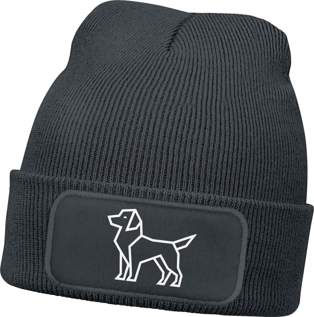 Herren Beanie Wintermütze mit Hund Rottweiler Design lustig Geschenk Hundebesitzer Hundeliebhaber Mütze Männer Moonworks