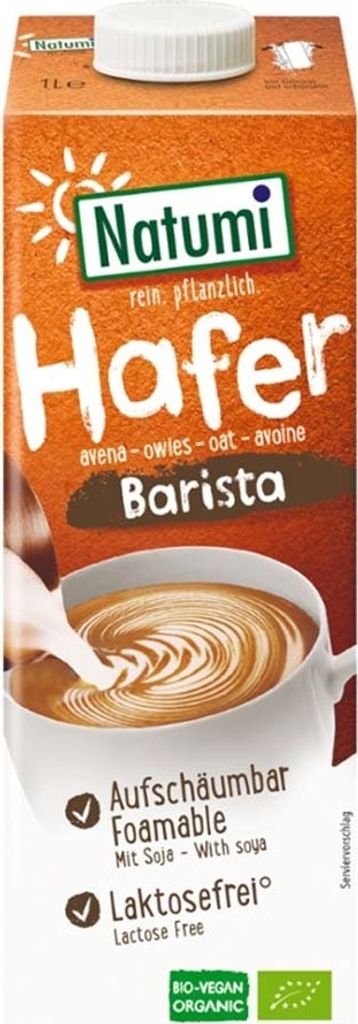 Ovsený A Sójový Nápoj Barista Bez Pridaných Cukrov1L - Obrázok produktu 2