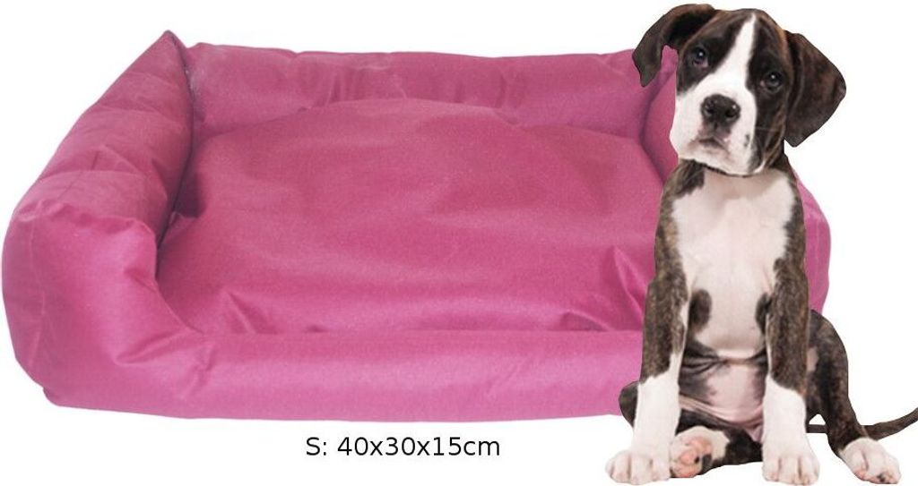Hundebett TB5022S rot Hundekorb Hundekissen Hundesofa Tierbett Schlafplatz Katzenbett