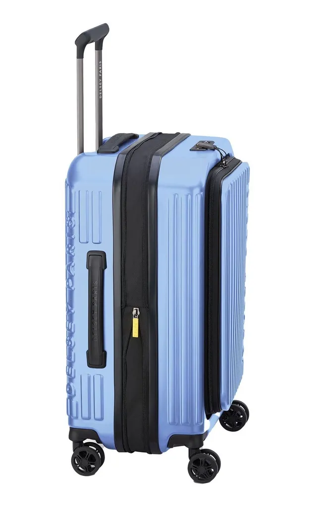 Valise Extensible DELSEY Securitime Zip 55cm avec Double Roues Zip Sûr
