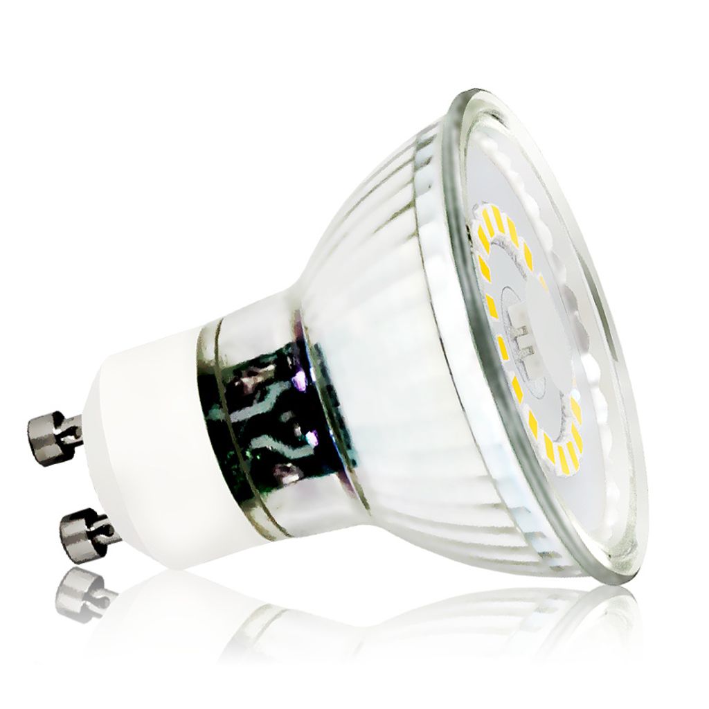LED žárovka SMD GU10 230V 18×SMD 5W 400lm teplá bílá Obrázek produktu 