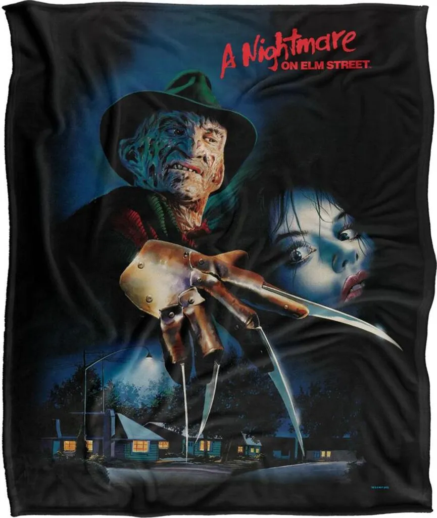 Nightmare On Elm Street Couverture Poster TV18900 Plaid Polaire Doux