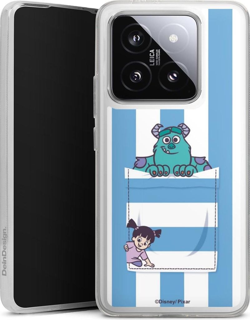 DeinDesign Handyhülle für Xiaomi 14T Silikon Hülle Case Smartphone Schutzhülle Disney Pixar Fanartikel Die Monster AG