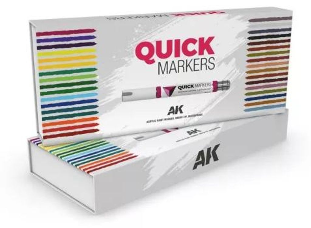 AK Interactive S.L. AK-MQ150 QUICK MARKERS Confezione Immagine del prodotto 