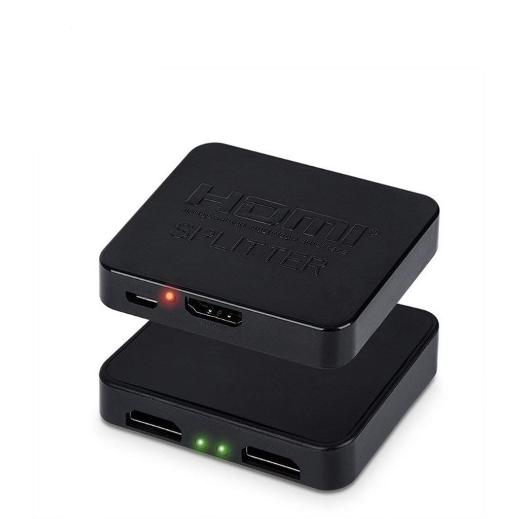 HOPE R HDMI 4Kx2K@30Hz splitter, 1 vstup 2 výstupy, černý Obrázek produktu 