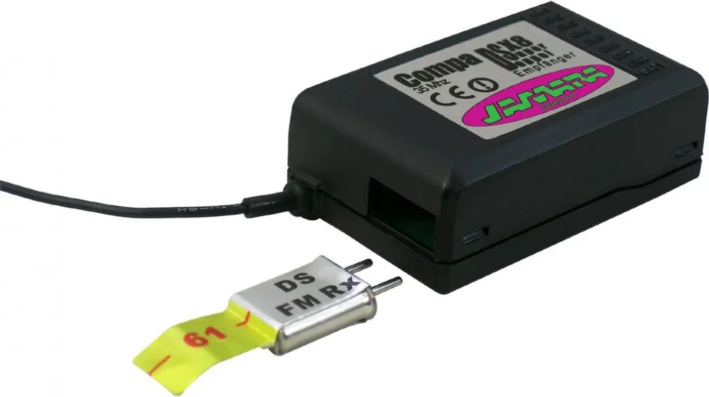 Récepteur Jamara Compa DSX 8 40 Mhz avec 8 Canaux et Boîtier Compact