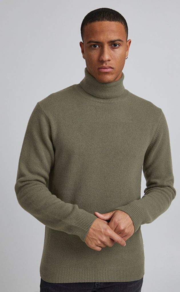 CASUAL FRIDAY CFKarl Herren Rollkragenpullover Strickpullover Feinstrick Pullover mit Rollkragen Rippbündchen Regular fit