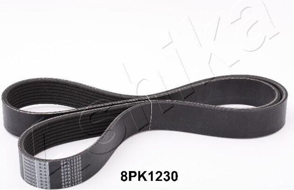 ASHIKA Keilrippenriemen 1230mm für MAZDA MPV II (LW) 112-8PK1230