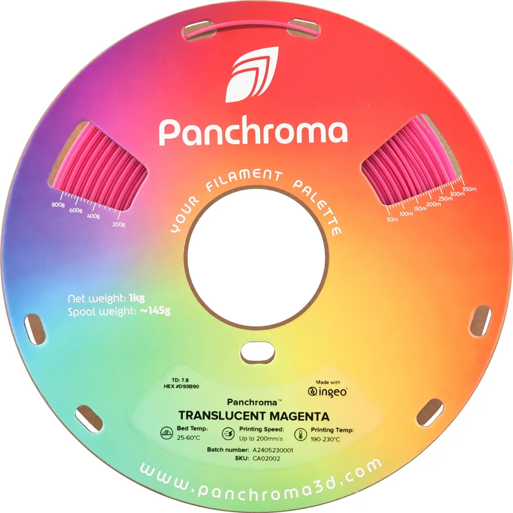 Polymaker Panchroma PLA Translucent (CA02002) - 3
