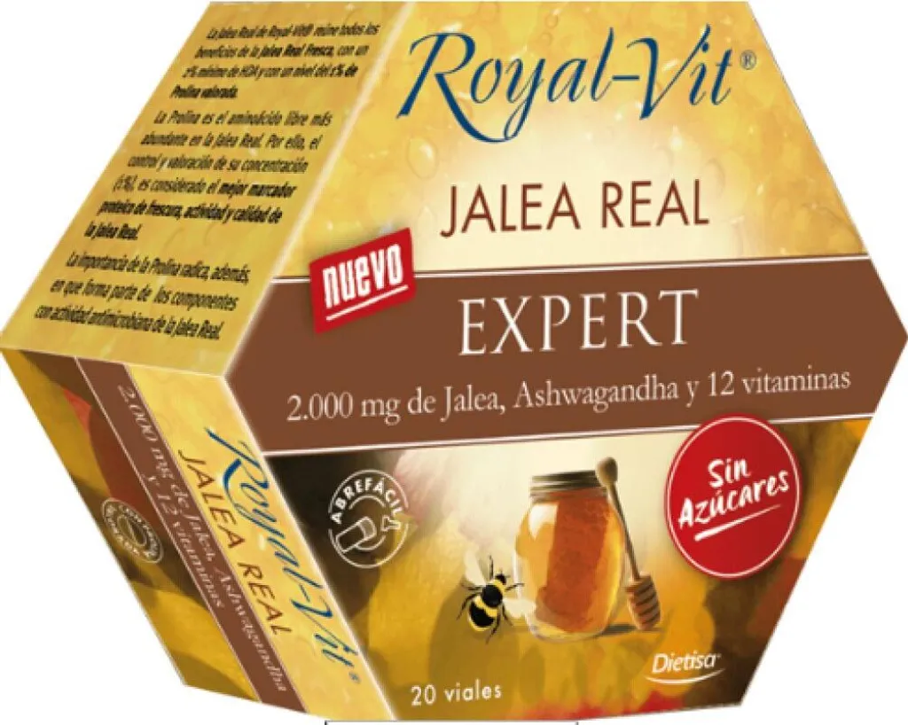 Royal Vit Expert Dietisa - Cure de Gelée Royale 20 Jours sans Sucre