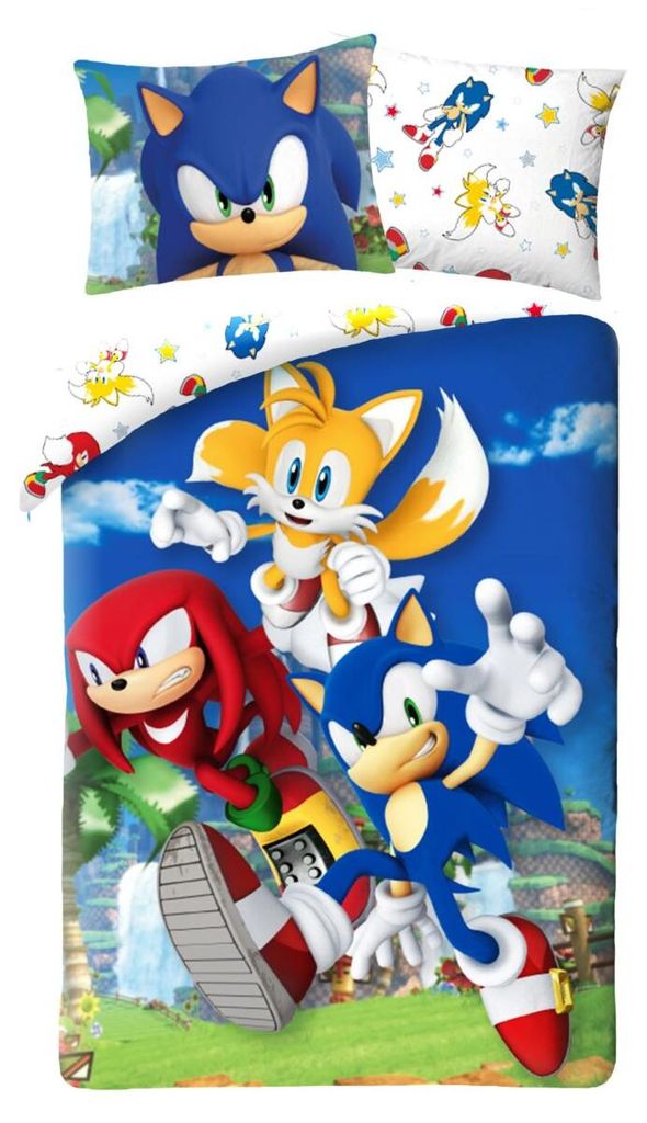 Super Sonic Bettbezug – 140 x 200 cm – 70 x 90 cm – 100 % Produktbild 