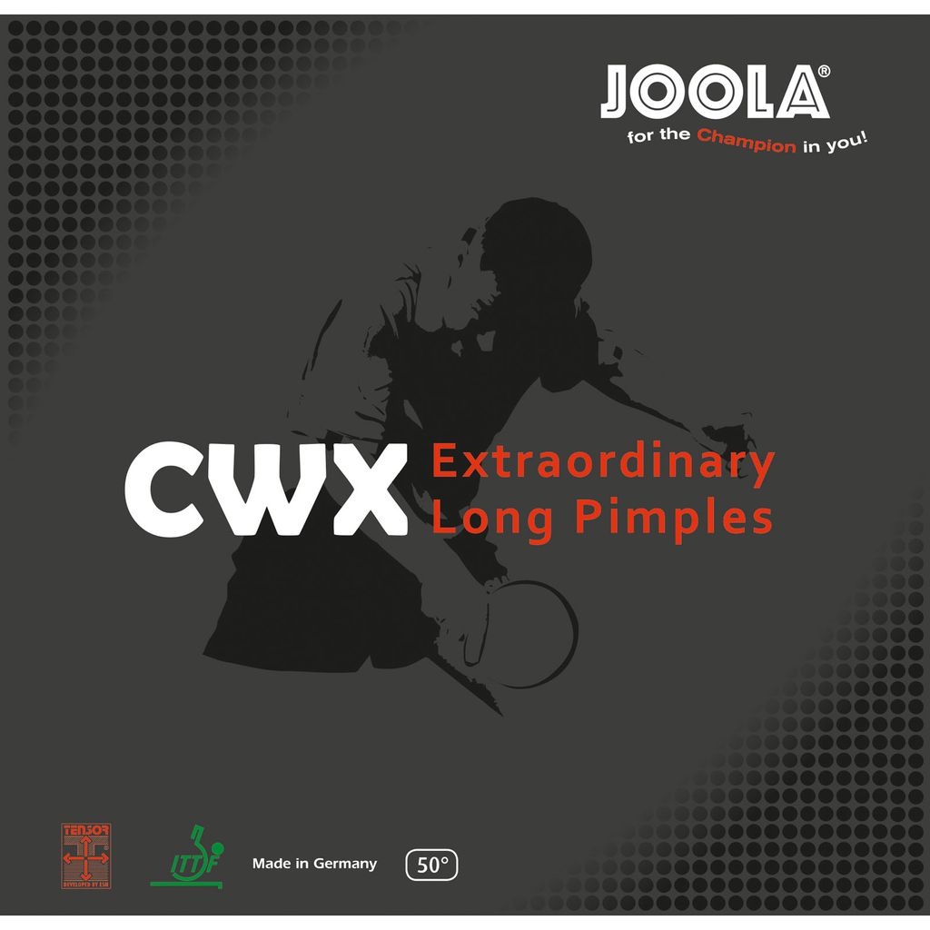 JOOLA CWX Tischtennisbelag rot OX