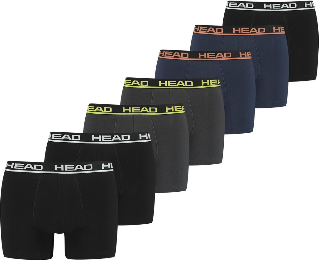confezione da 7 boxer HEAD da uomo, pantalone intimo di Immagine del prodotto 
