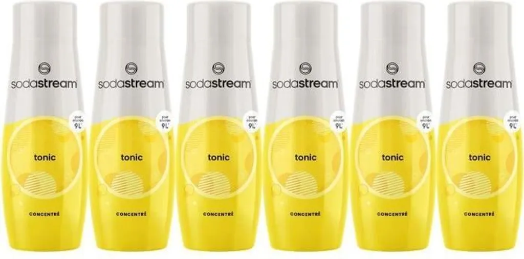 Set 6x SodaStream Tonica - Il Segreto per Open Bar Infiniti a Casa