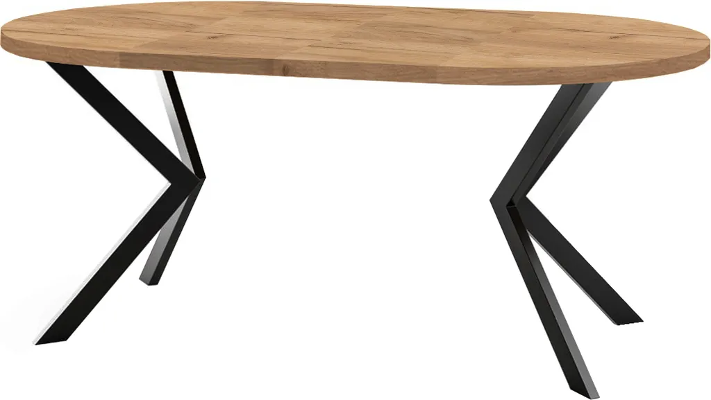 Table à manger ronde gain de place modifiable de 90 cm à 190 cm