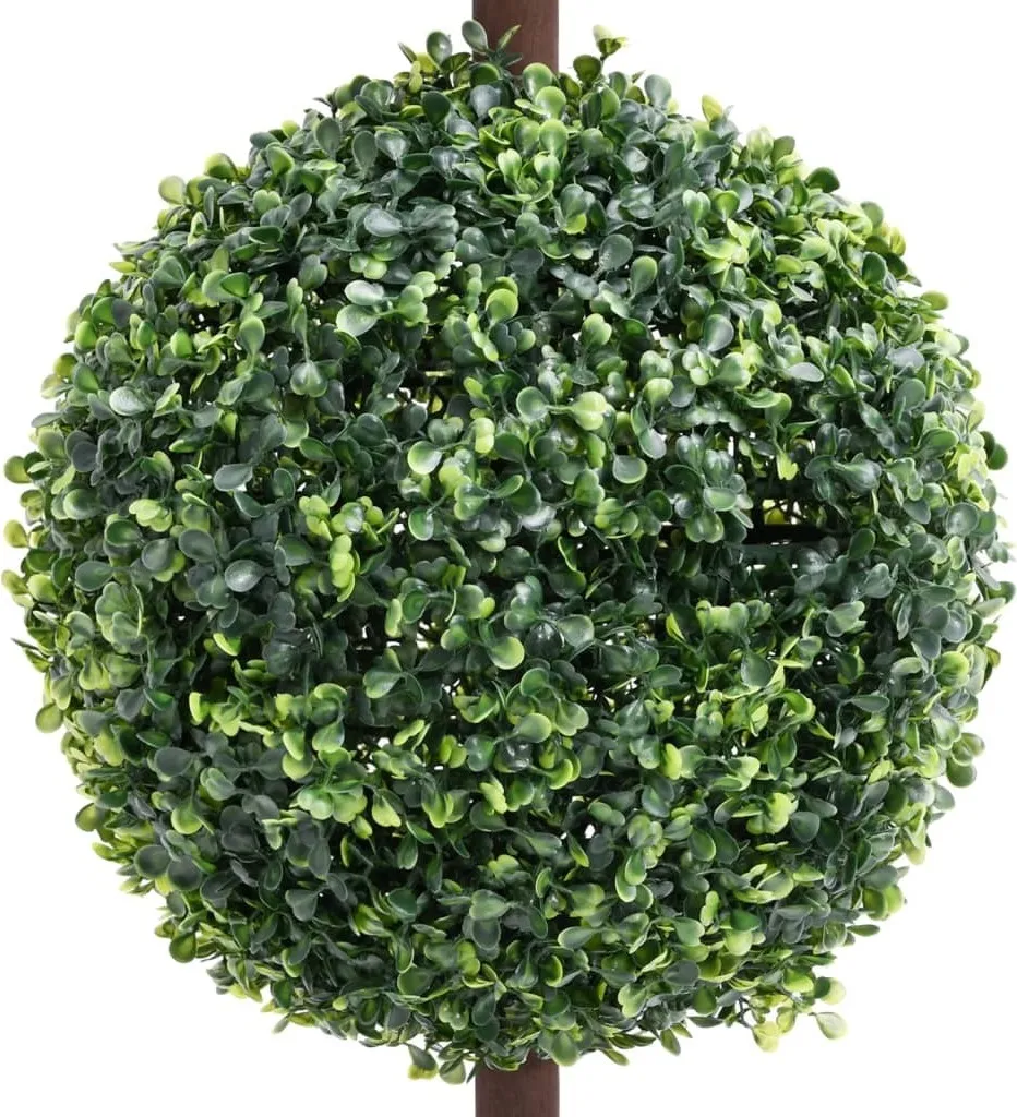 vidaXL Bosso Artificiale 118cm con Vaso - Topiaria a Palla per Esterno - 2