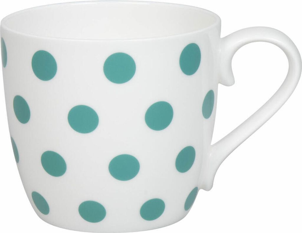 Könitz Becher Dots - Jadegreen, Tasse, Bone China, Grün, Produktbild 
