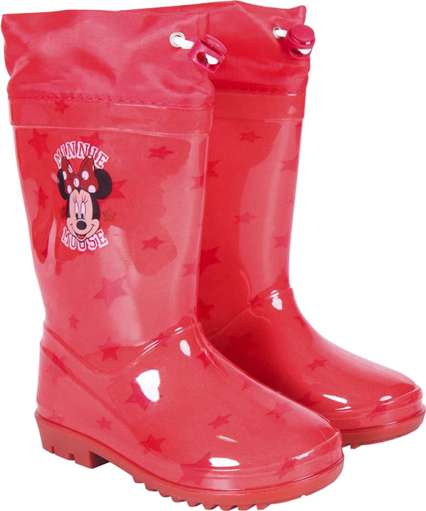 Kinder Gummistiefel Minnie Mouse rot - Größe 24