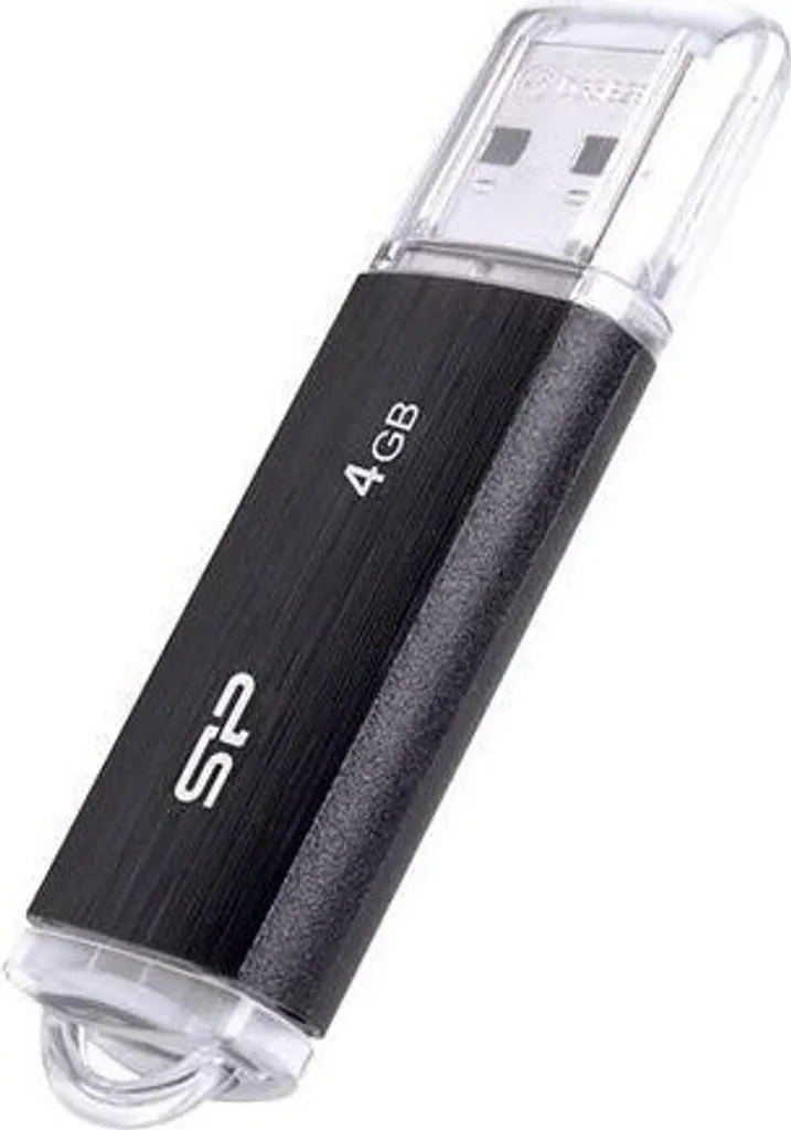 Silicon Power Ultima U02 4GB Flash Drive USB 2.0 Black - Offerta Online