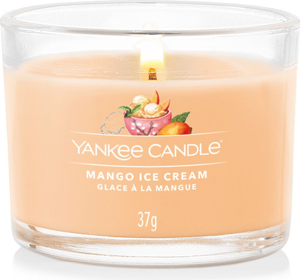 Yankee Candle Mango Ice Cream Glasvotivkerze 37g