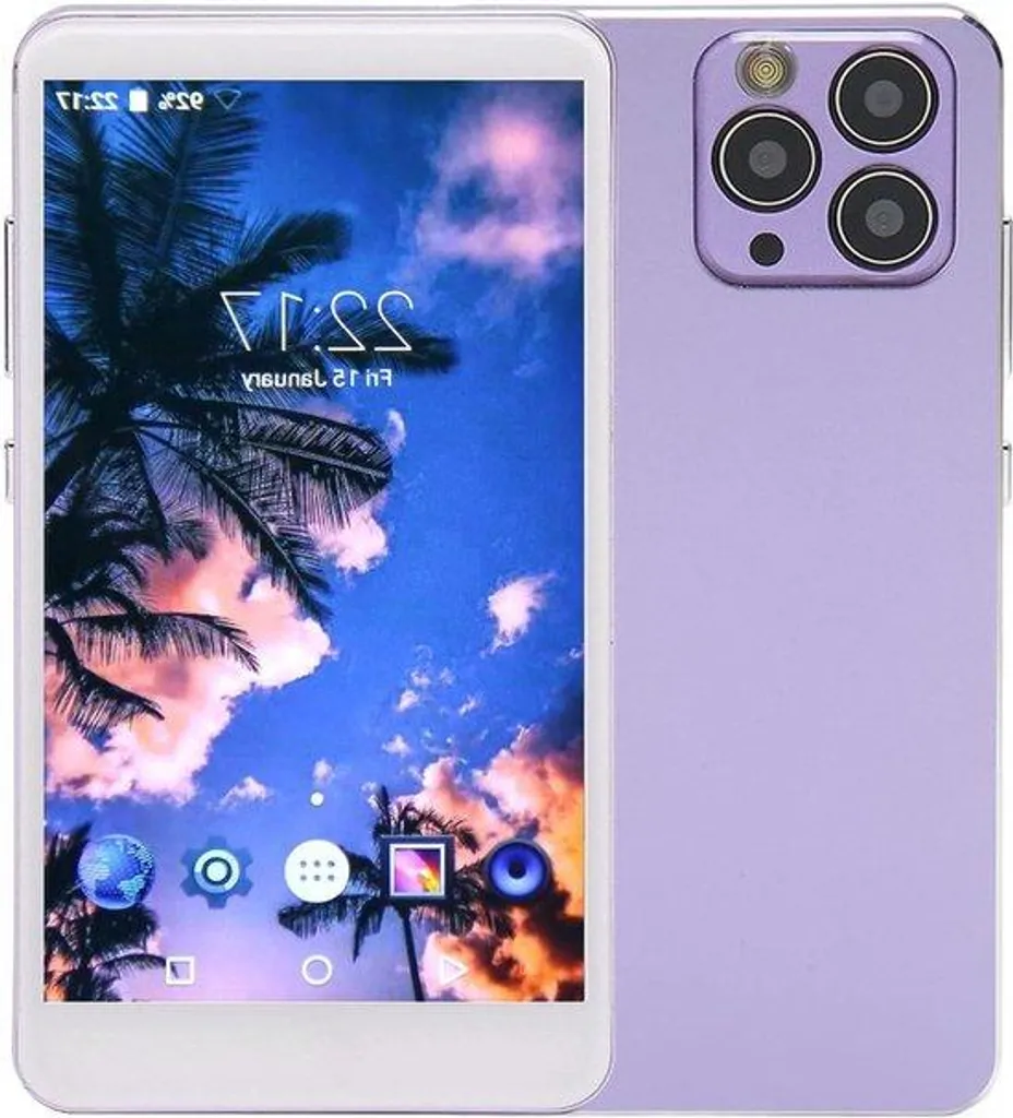 Smartphone 8 pouces Bluetooth 8Go - Baladeur Hi-Fi avec Caméra et Radio FM