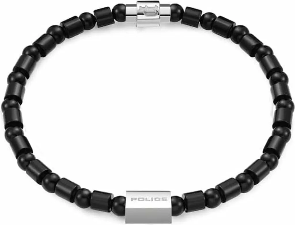 Bracelet Police PEAGB0001310 en Acier Inoxydable Anti-Allergie pour Homme
