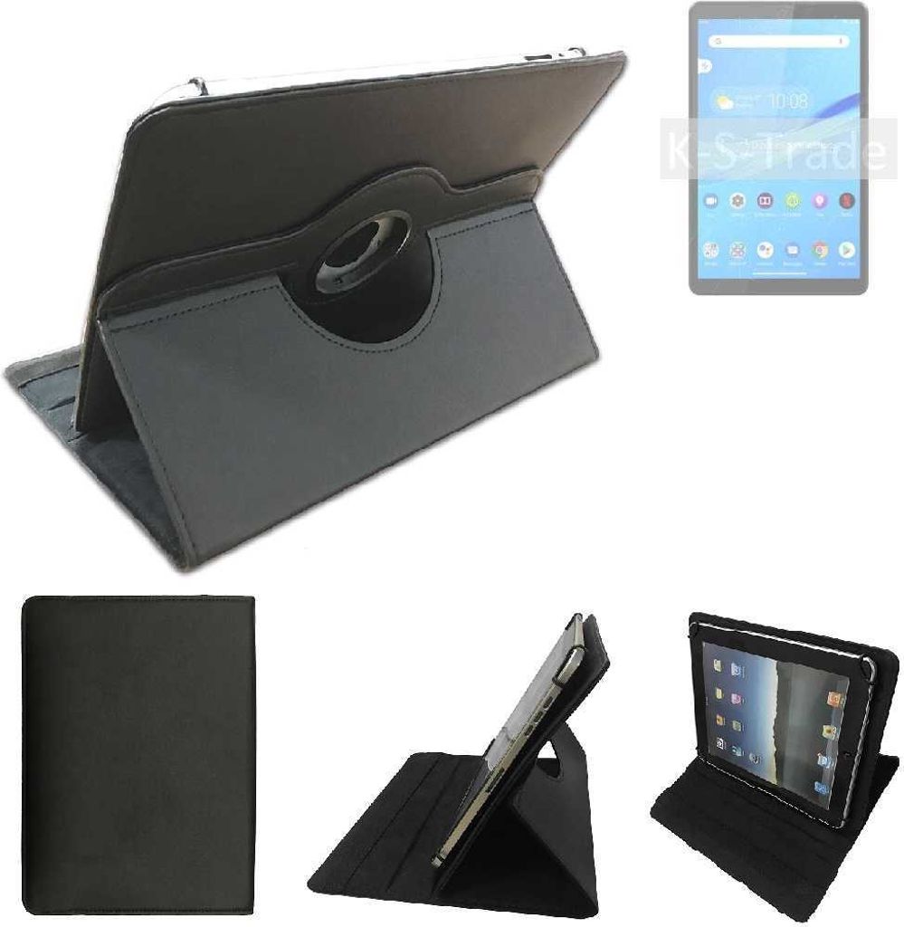 High quality kompatibel mit Lenovo Smart Tab M8 with Google Assistant Wi-Fi Schutz Hülle 360° Tablet Case Schutzhülle Flip Cover schwarz. Tablet