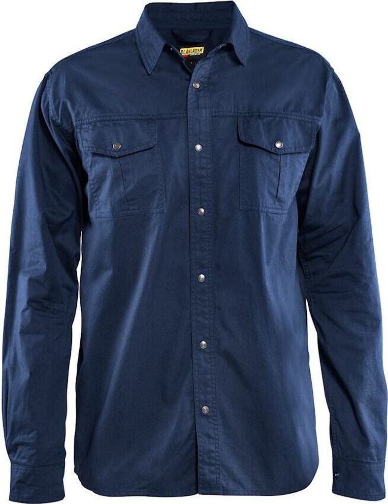 Blakläder Baumwollhemd 3297 1135 in div. Farben, Farbe:marineblau, Größe:L