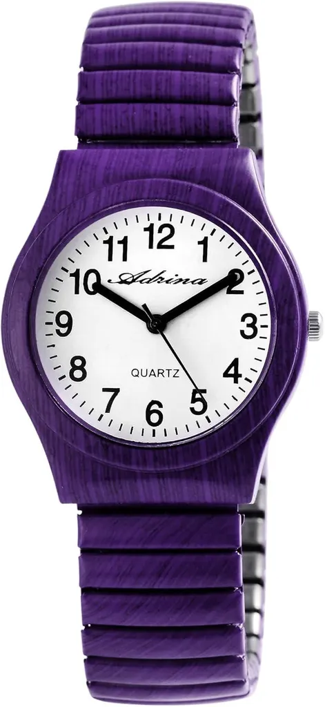 Orologio Elegante Donna Acciaio Inox Numeri Grandi Idea Regalo Unica