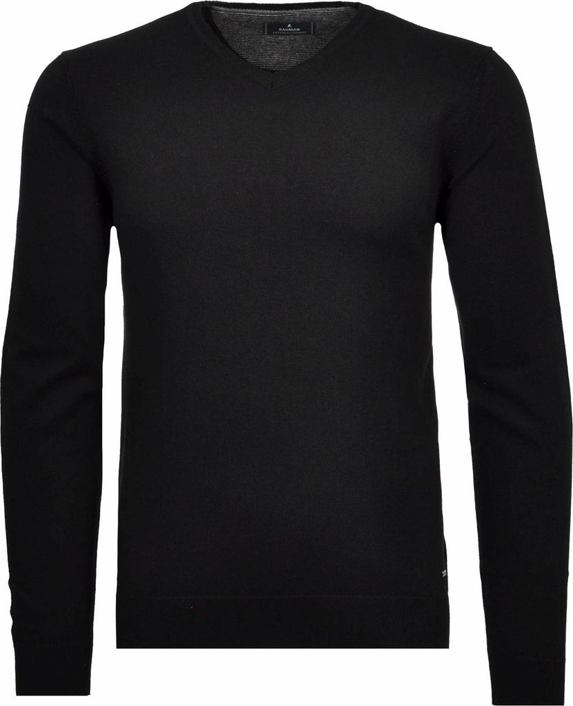 Ragman Rundhalspullover für Herren