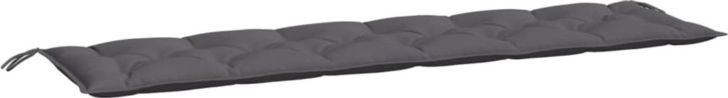 vidaXL Coussin pour banc de jardin anthracite 200x50x7 cm Image du produit 
