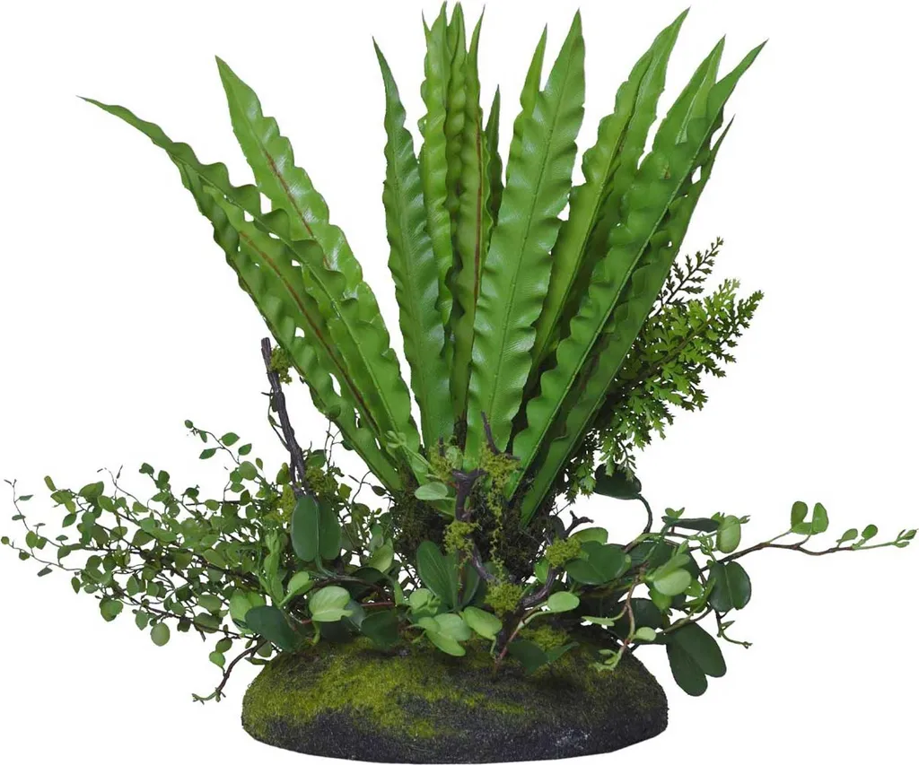 VIVANNO Pianta Artificiale ARRANJO Organica 55x50 cm | Verde Realistico