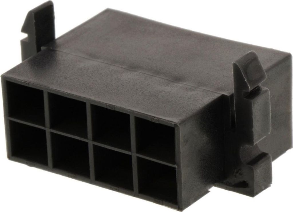 Flachsteckgehäuse JMP 8-Pol 1 Stück
