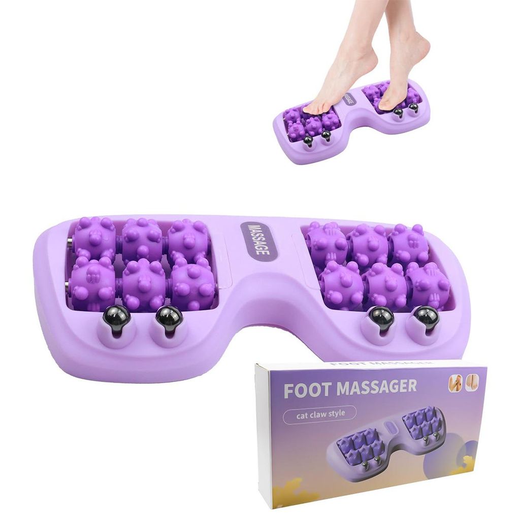 Fußmassageroller Dual – Fußmassagegerät tragbar für Produktbild 