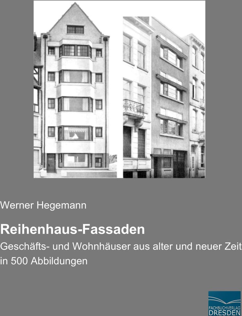 Reihenhaus-Fassaden