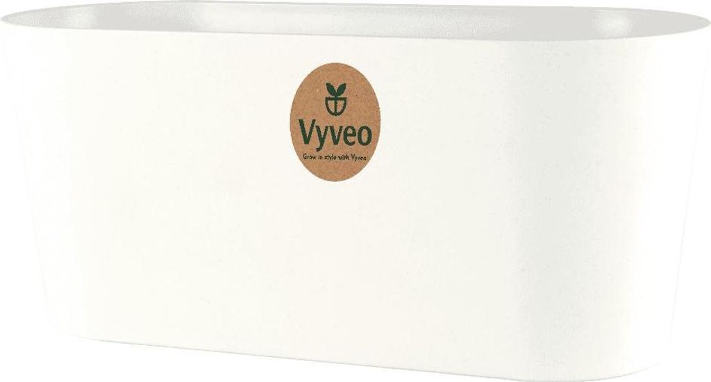Vyveo - Blumentopf Varda - Weiß - 32x13x14