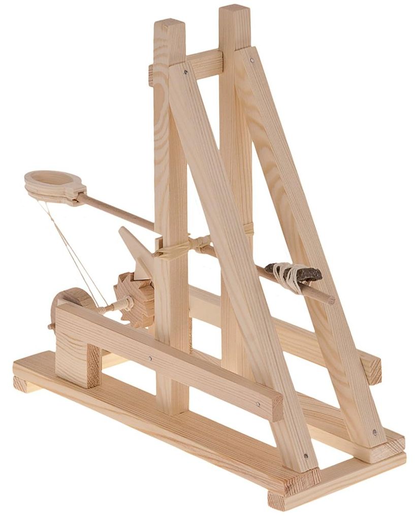 Römisches Katapult Holz Bausatz ab 11 J Produktbild 