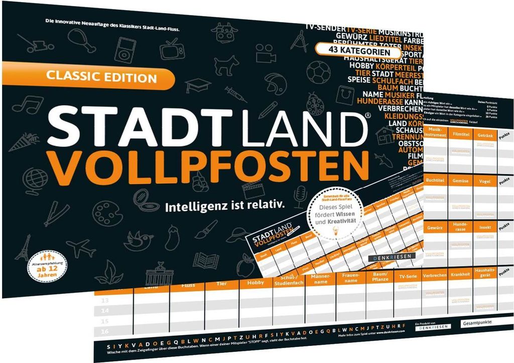 Denkriesen STADT LAND VOLLPFOSTEN EDIZIONE CLASSICA per Immagine del prodotto 