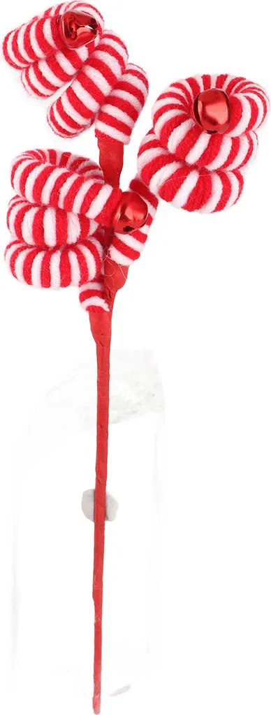 Ornamenti Candy Cane in Lana di Natale - Decorazioni Albero Nordic Style
