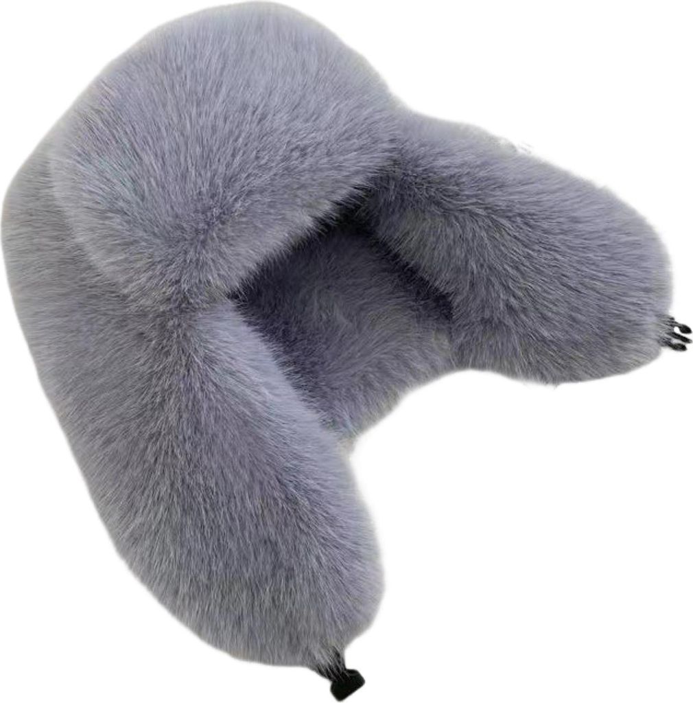Lei Feng-Mütze für Damen, Winter, voller Schutz, flauschiges Kunstfell, verdickt, winddicht, einfarbig, Foto-Requisite, Kopfbedeckung für Outdoo...