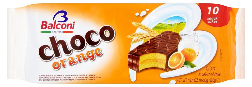 Balconi 8001585001088, Ciasteczkowy, Pomarańczowy, 350 g, Zdjęcie produktu 