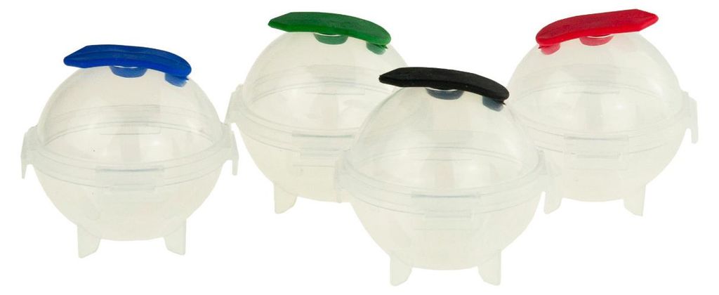 Vookkp Stampi In Silicone Per Cubetti Di Ghiaccio Grandi Con Coperchio, Senza BPA Stampo Sfera, 6 Scomparti Ghiaccio Vassoio Per Cocktail, Whisky