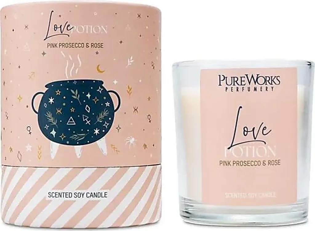 Potion d'amour Bougie Parfumée Magique Céleste 120g - Lot de 4 Pièces