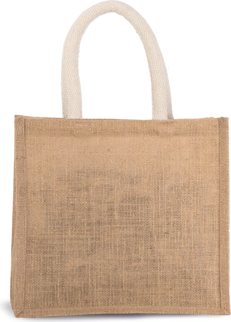 Cabas en toile de jute écologique Kimood format moyen pack de 40